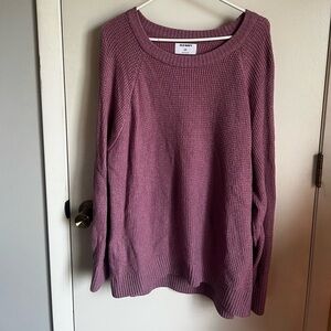 Like New! Old Navy Women's Mauve Crew Neck Sweater
